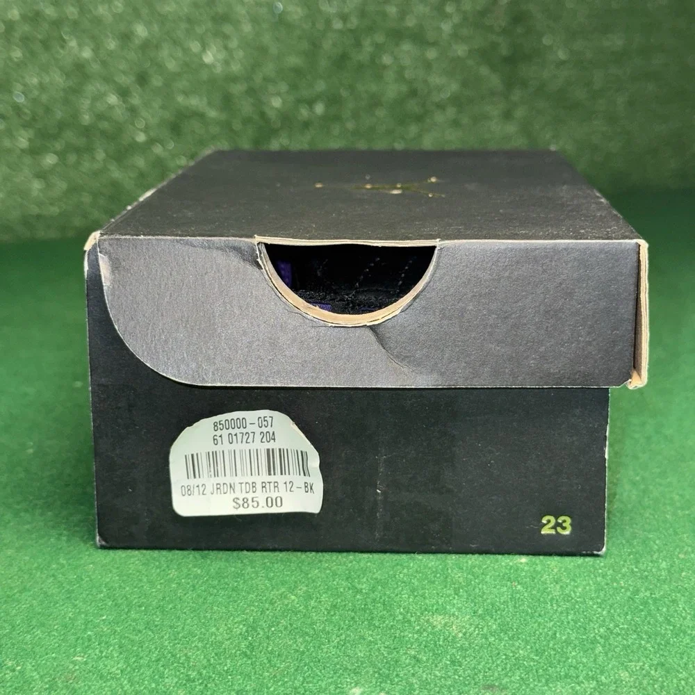 Nike Air Jordan 12 Retro‎ Field Purple Black Toddler Shoes 4C 850000-057